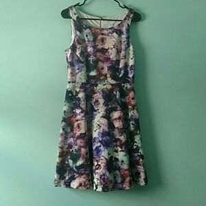 Floral Watercolor Dress